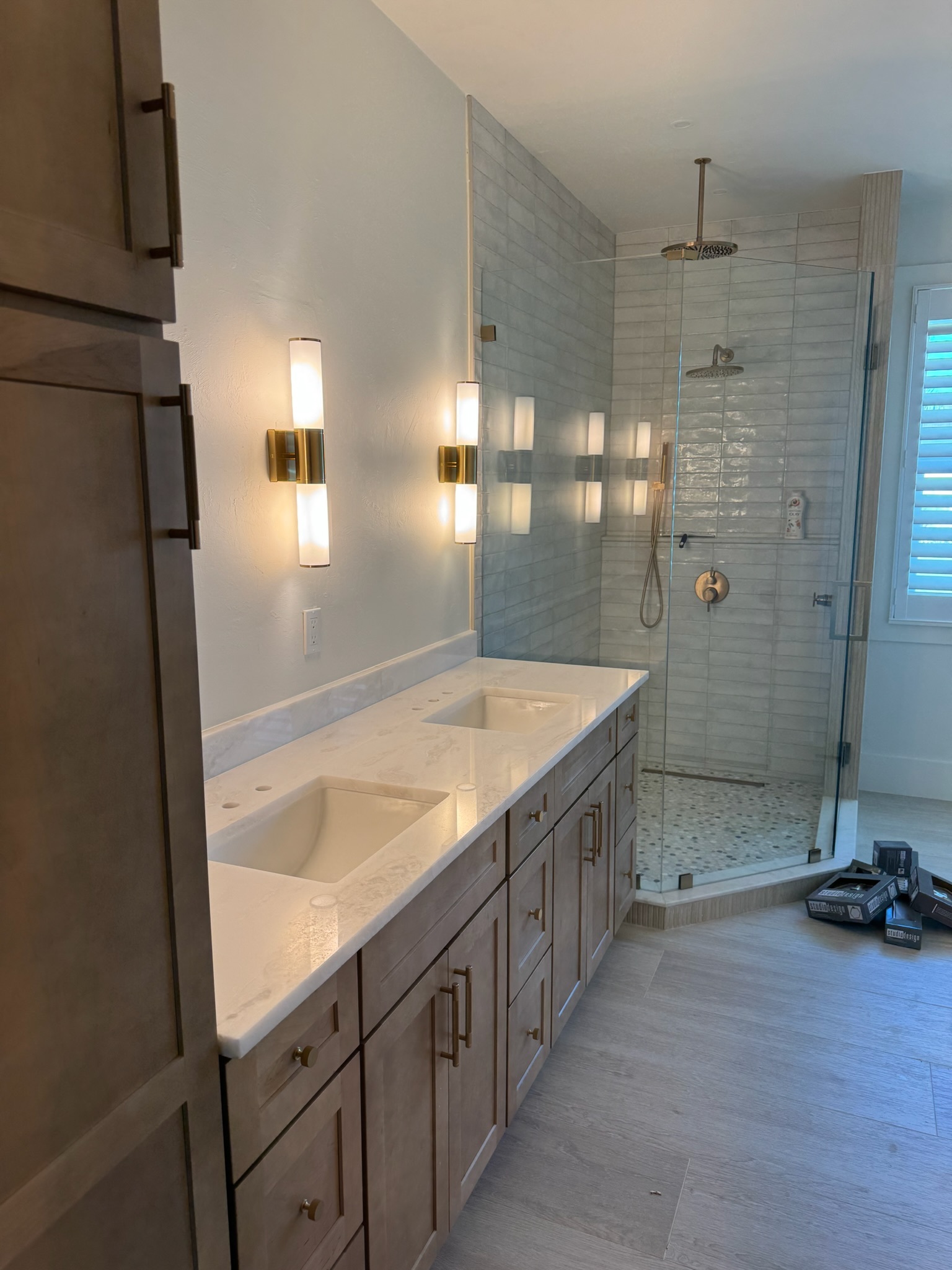 Quartz bathroom vanity countertop installation Naples FL