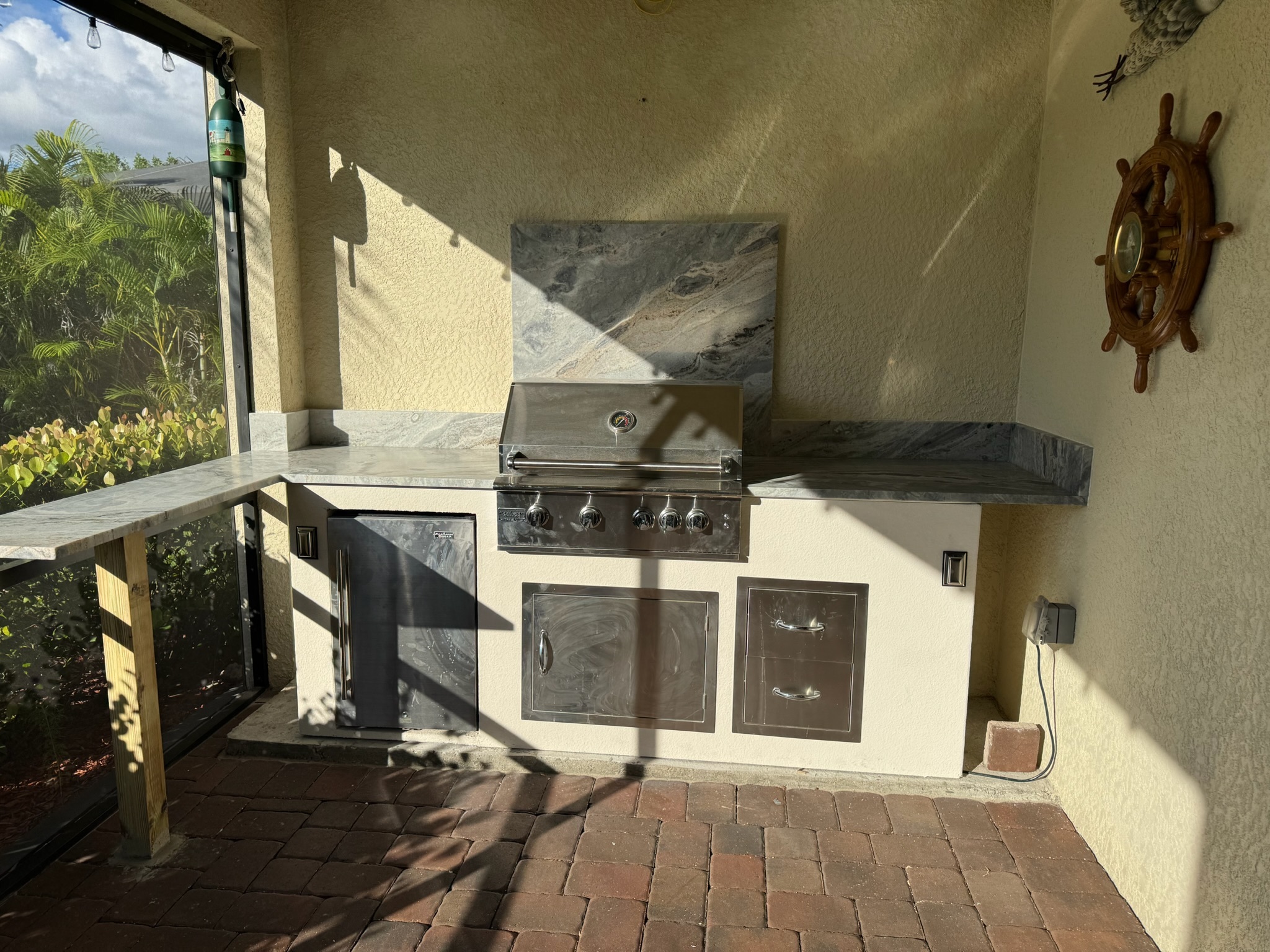 Custom fireplace mantle